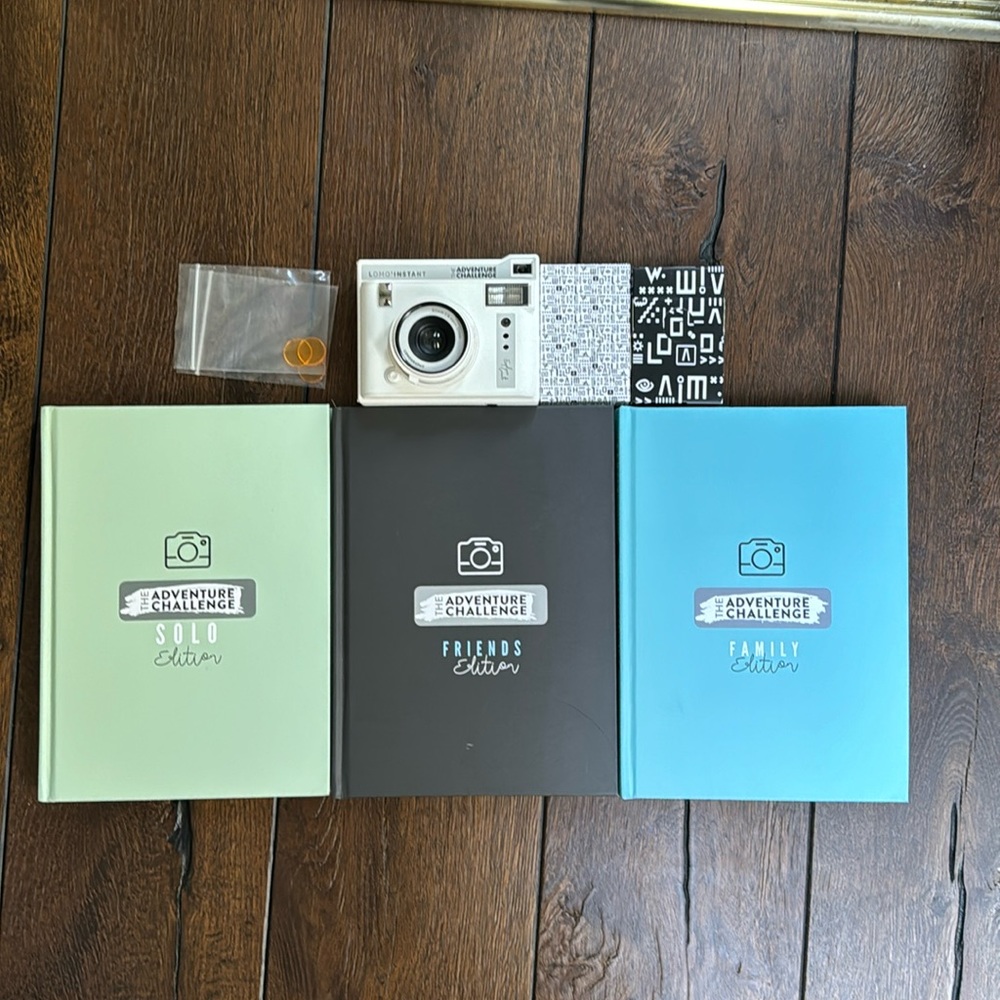 the adventure challenge books & camera